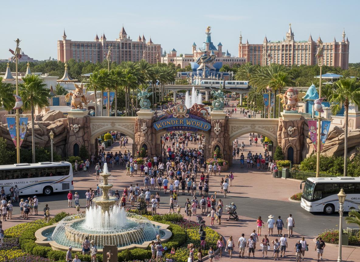 Theme park and tourism in Orlando Florida